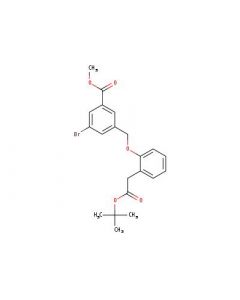 Astatech METHYL 3-BROMO-5-((2-(2-(TERT-BUTOXY)-2-OXOETHYL)PHENOXY)METHYL)BENZOATE; 1G; Purity 95%; MDL-MFCD30531022
